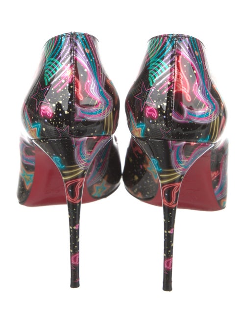 Christian Louboutin Patent Leather Printed D'Orsay Pumps
