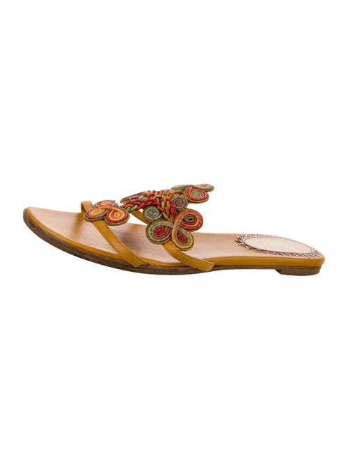 Christian Louboutin Leather Slides