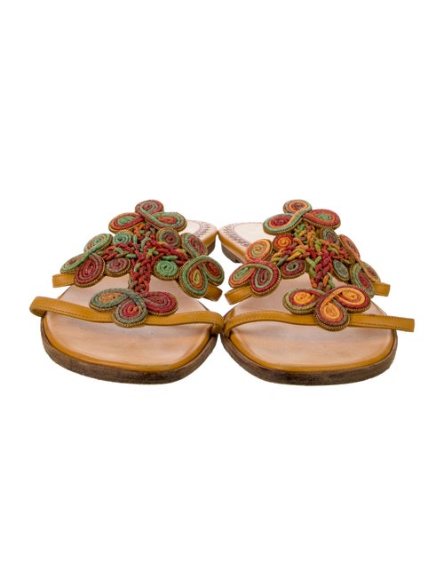 Christian Louboutin Leather Slides