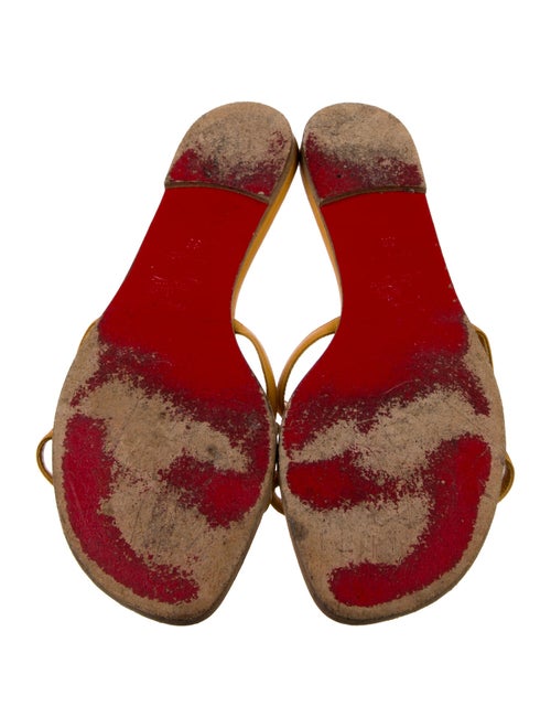 Christian Louboutin Leather Slides