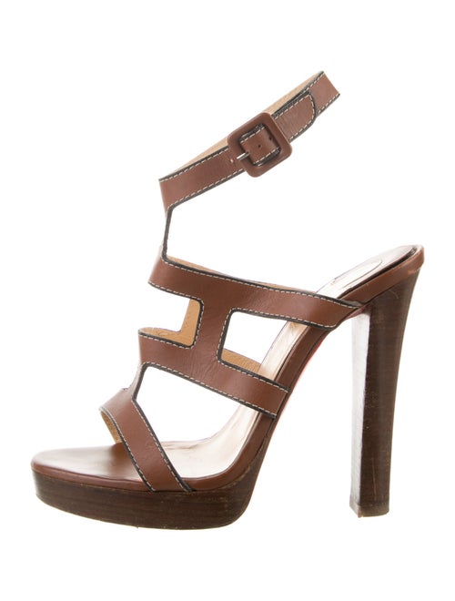 Christian Louboutin 2014 Leather Gladiator Sandals