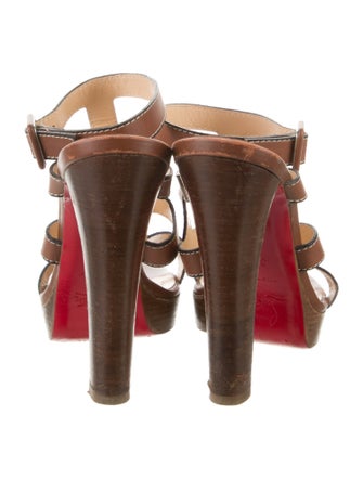 Christian Louboutin 2014 Leather Gladiator Sandals