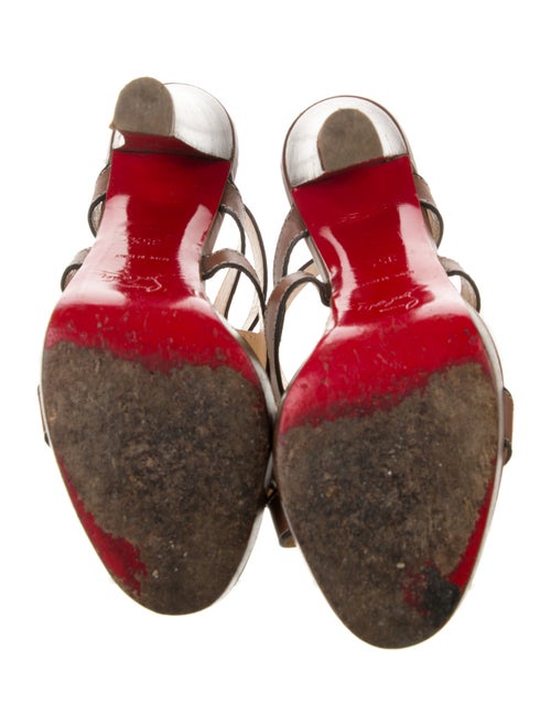 Christian Louboutin 2014 Leather Gladiator Sandals