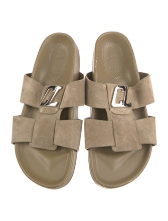 Christian Louboutin Suede Slides