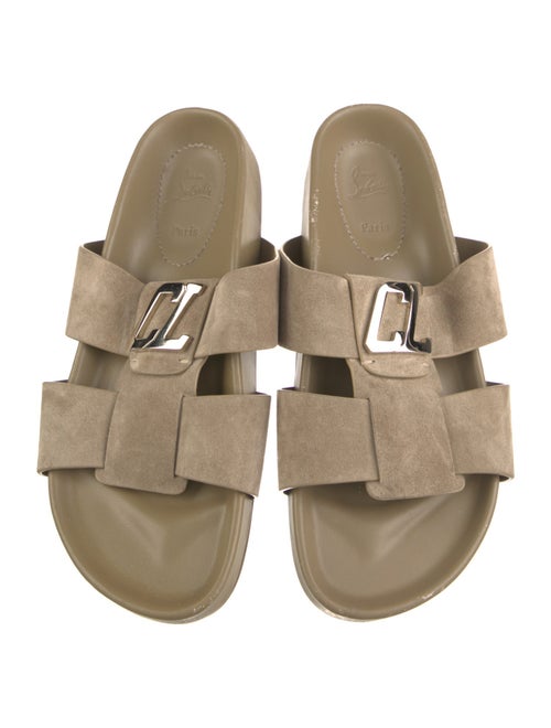 Christian Louboutin Suede Slides