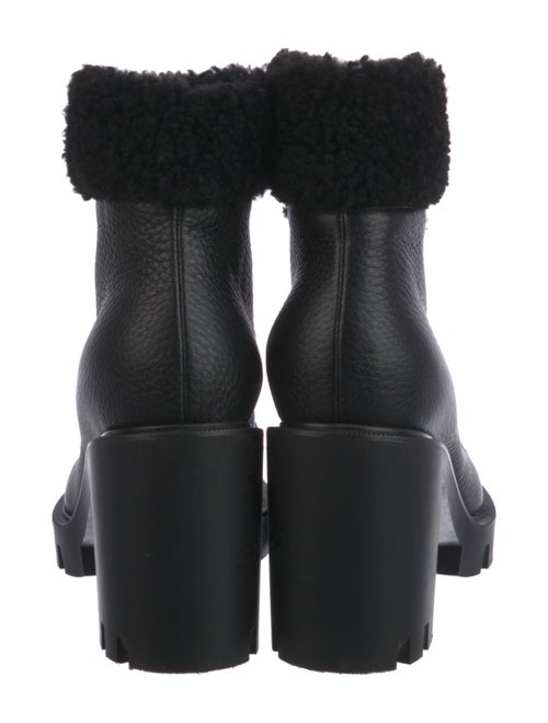Christian Louboutin Leather Combat Boots