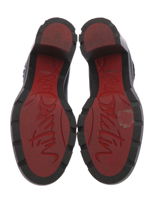 Christian Louboutin Leather Combat Boots