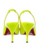 Christian Louboutin Patent Leather Slingback Pumps