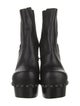 Christian Louboutin Spike Accents Leather Chelsea Boots
