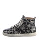 Christian Louboutin Patent Leather Printed Sneakers