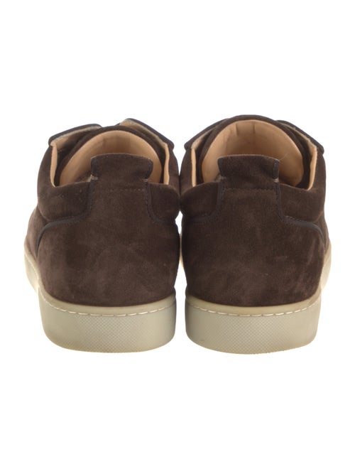 Christian Louboutin Spike Accents Suede Sneakers