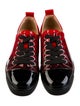 Christian Louboutin Patent Leather Printed Sneakers