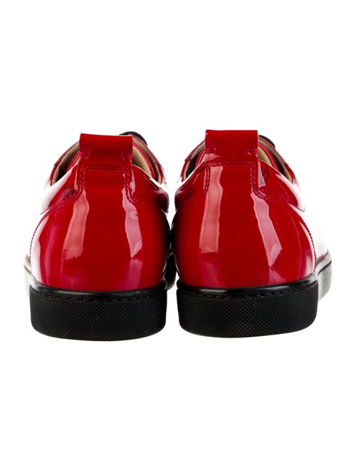 Christian Louboutin Patent Leather Printed Sneakers