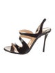 Christian Louboutin Patent Leather Slingback Sandals
