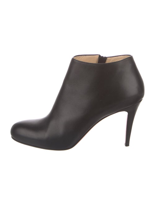 Christian Louboutin Spike Accents Leather Boots