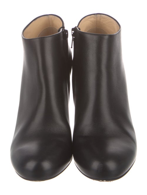 Christian Louboutin Spike Accents Leather Boots