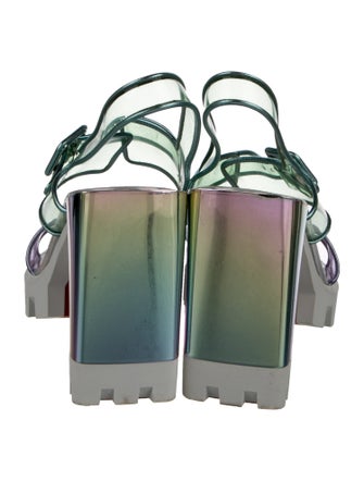 Christian Louboutin PVC Slingback Sandals