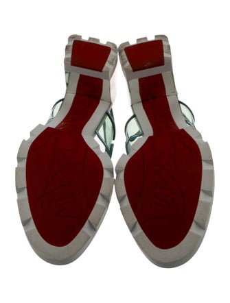 Christian Louboutin PVC Slingback Sandals