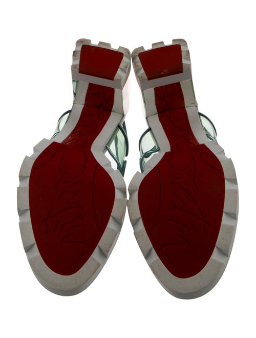 Christian Louboutin PVC Slingback Sandals