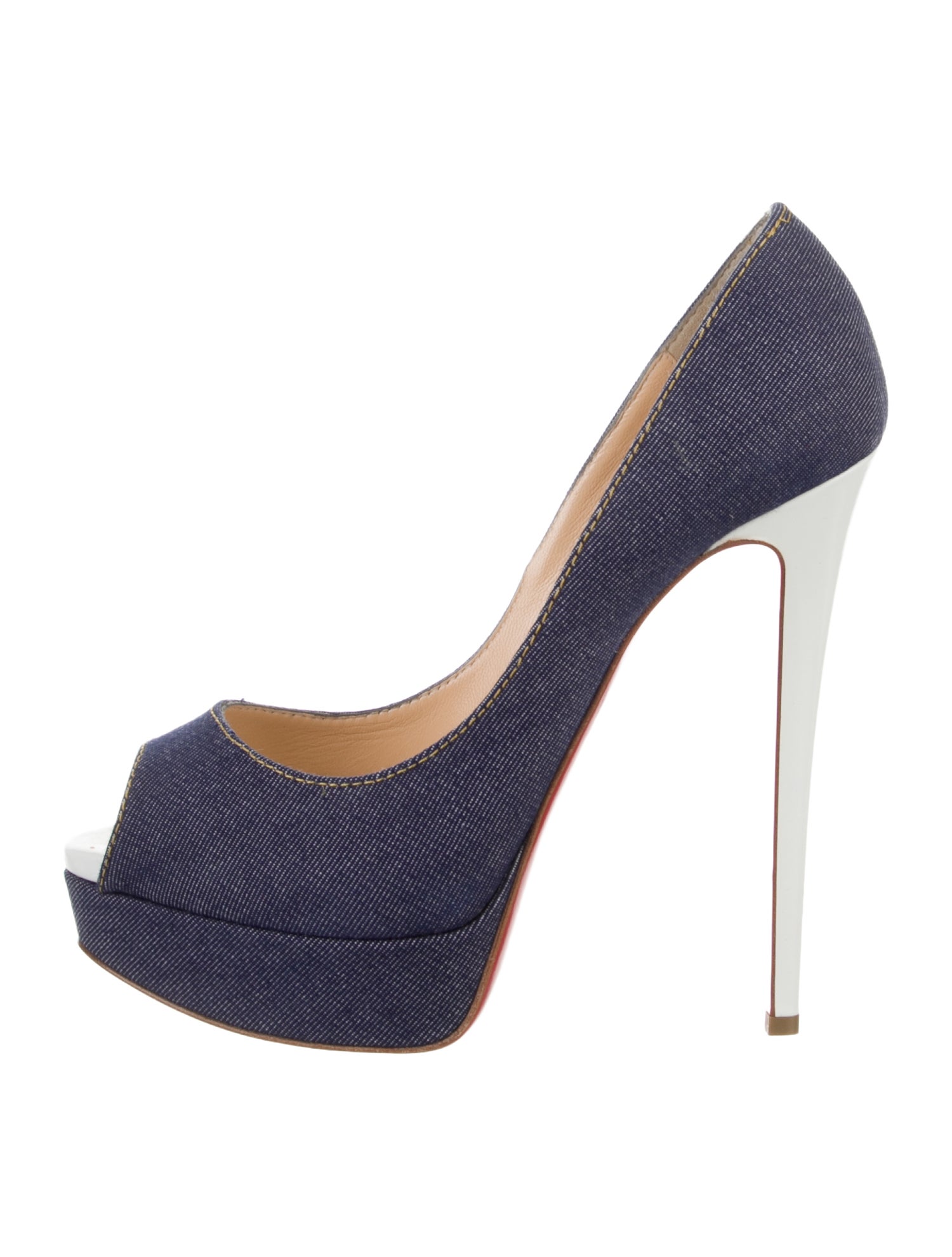 Christian Louboutin Denim Pumps