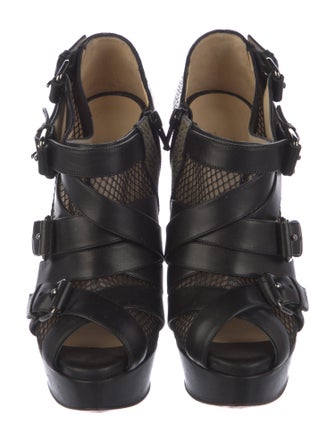 Christian Louboutin Mesh Mesh Accents Pumps