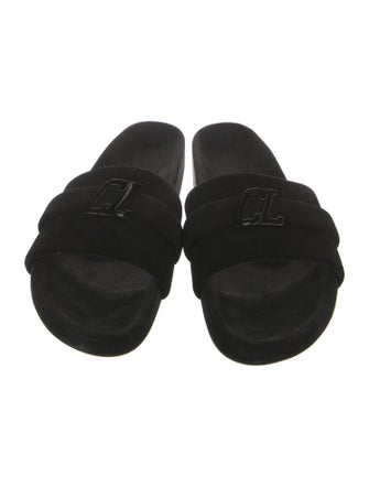 Christian Louboutin Suede Slides