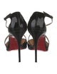 Christian Louboutin Patent Leather T-Strap Pumps