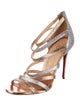 Christian Louboutin Glitter Glitter Accents Sandals