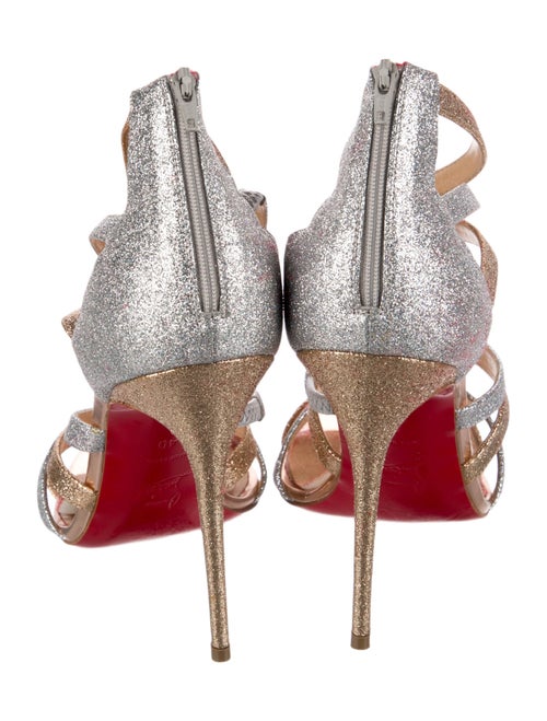 Christian Louboutin Glitter Glitter Accents Sandals