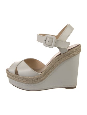 Christian Louboutin Leather Espadrilles