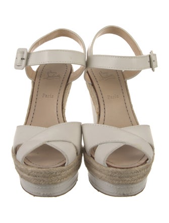 Christian Louboutin Leather Espadrilles