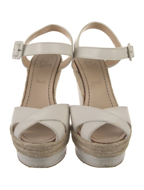 Christian Louboutin Leather Espadrilles