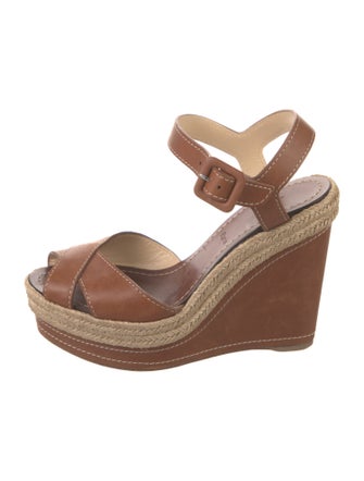Christian Louboutin Leather Espadrilles