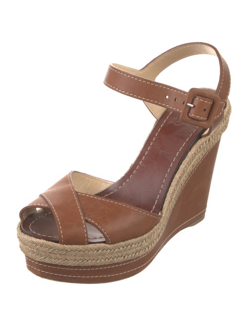 Christian Louboutin Leather Espadrilles