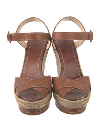 Christian Louboutin Leather Espadrilles