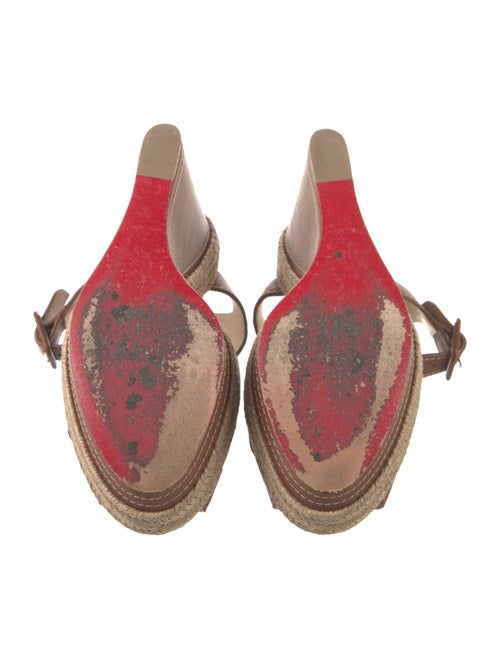 Christian Louboutin Leather Espadrilles