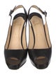 Christian Louboutin Leather Slingback Pumps