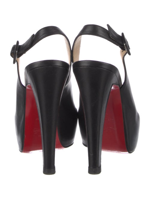 Christian Louboutin Leather Slingback Pumps