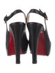 Christian Louboutin Leather Slingback Pumps