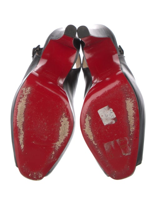 Christian Louboutin Leather Slingback Pumps
