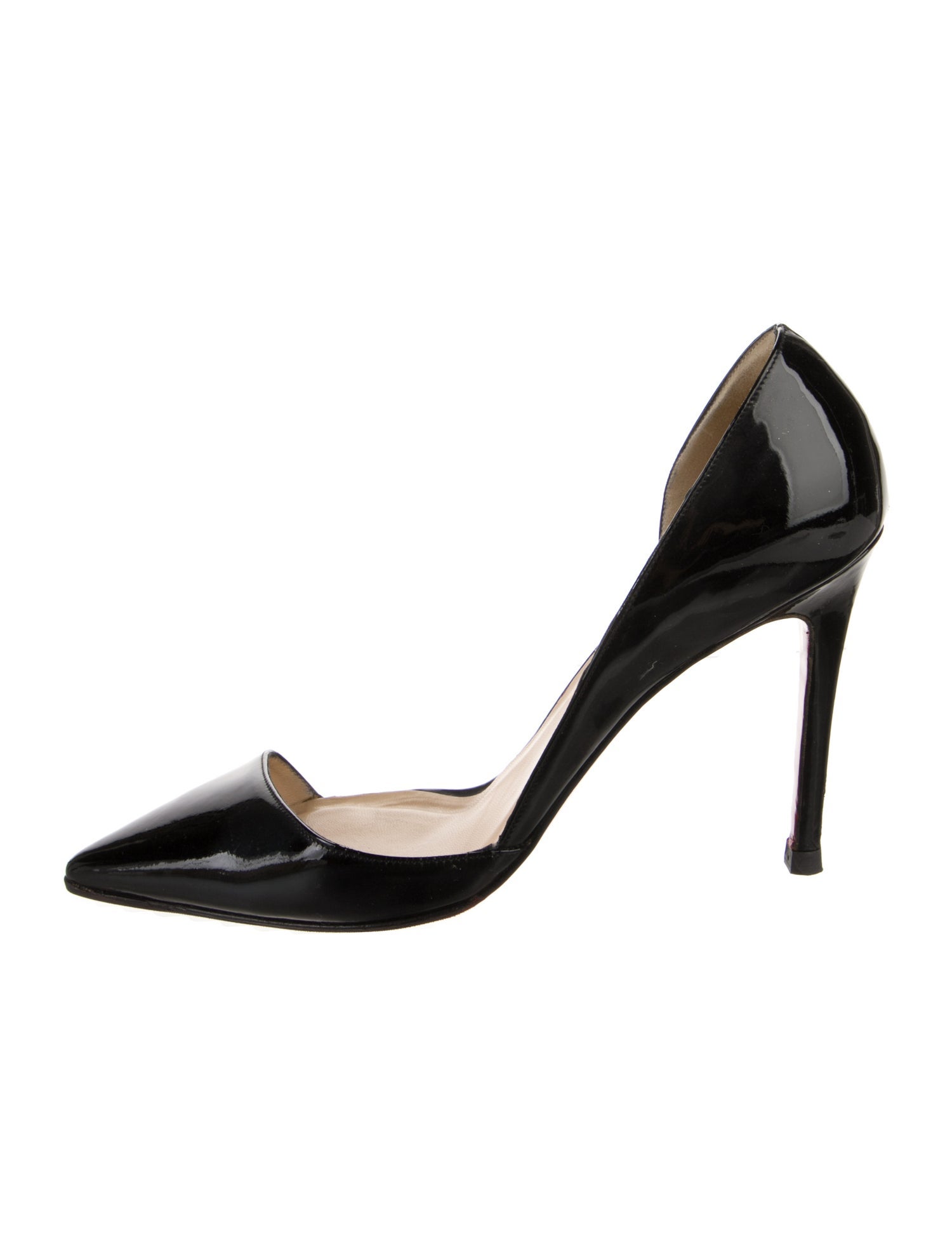 Christian Louboutin Patent Leather D'Orsay Pumps