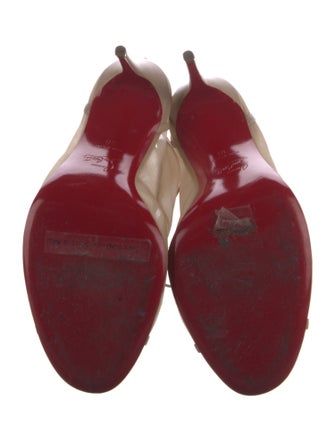 Christian Louboutin Mesh Mesh Accents T-Strap Sandals