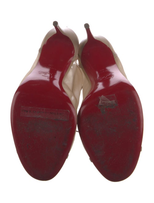 Christian Louboutin Mesh Mesh Accents T-Strap Sandals