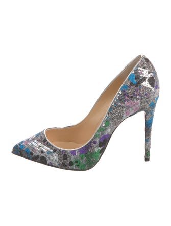 Christian Louboutin Sequin Embellishments Pumps