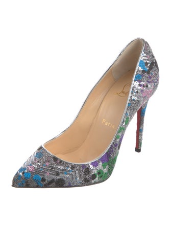Christian Louboutin Sequin Embellishments Pumps
