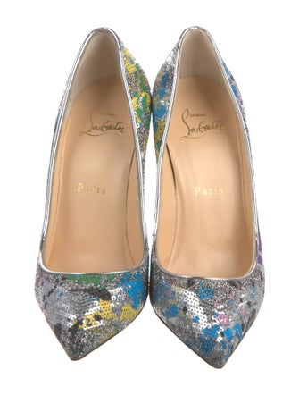 Christian Louboutin Sequin Embellishments Pumps