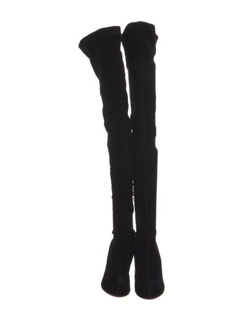 Christian Louboutin Velvet Sock Boots