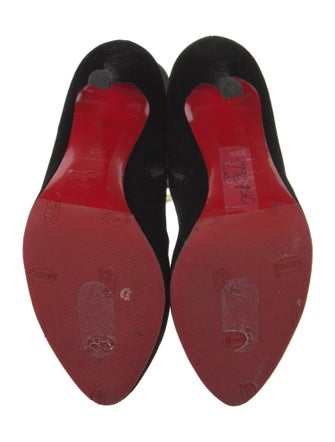 Christian Louboutin Velvet Sock Boots