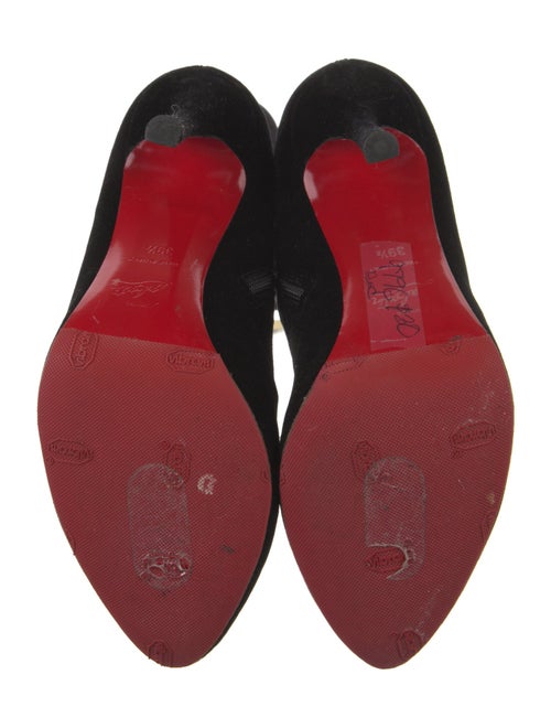 Christian Louboutin Velvet Sock Boots