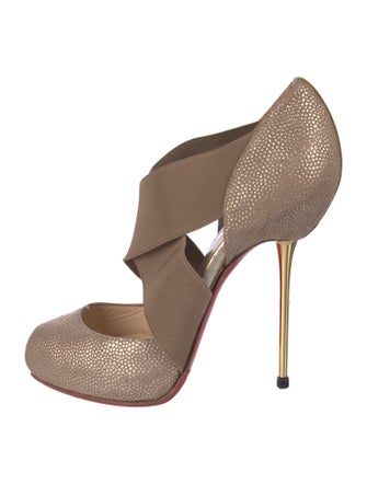 Christian Louboutin Leather D'Orsay Pumps